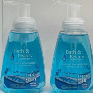Bath & Beauty Foaming Hand Soap Fresh Scent 11.25 fl. oz each (2-PACK)
